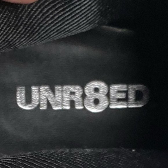 Unr8ted, Darius, Black Knee High Boot, Wide Calf, Round Toe, Buckle, Size 7.5 W - Picture 14 of 15